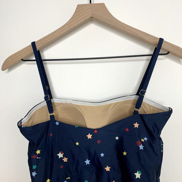 Summersalt Oasis Navy Stars Swim Bathing Suit Womens Size 4 Blue - Picture 9 of 13